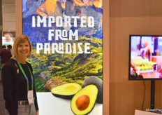 Karen Brux with the Chilean Avocado Importers Association.
